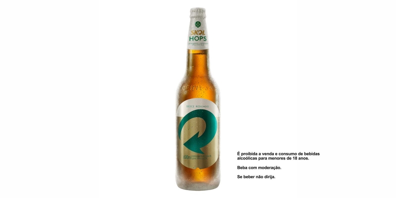Cerveja Skol Hops 600ml